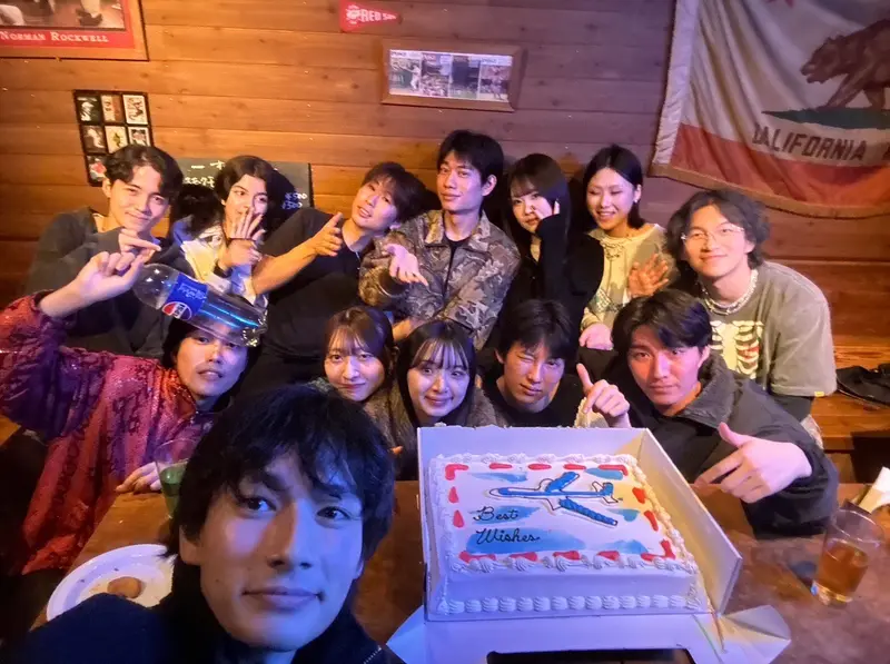 3rd Place Japan の送別会の様子